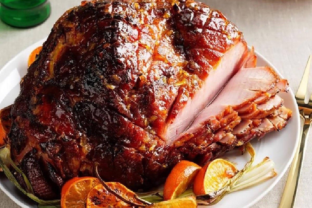 Holiday Orange-Glazed Ham