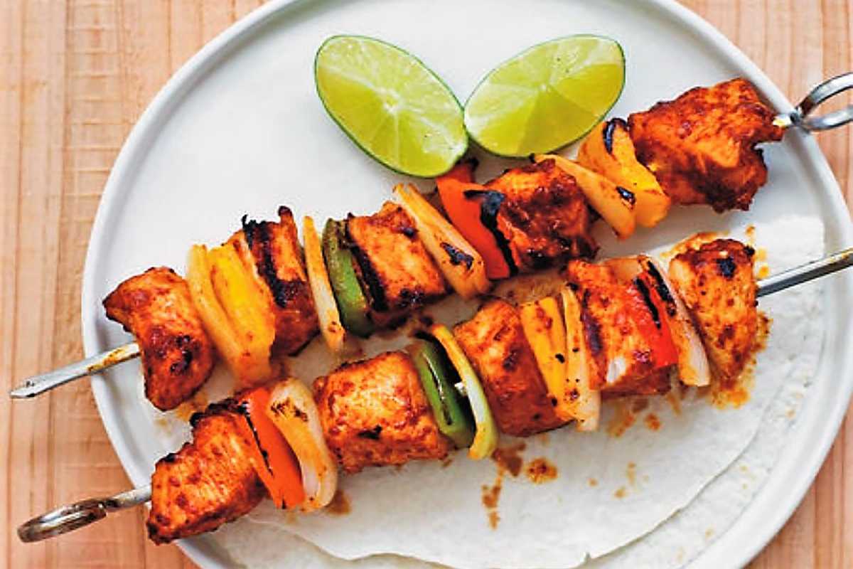 Chicken Fajita Kebabs