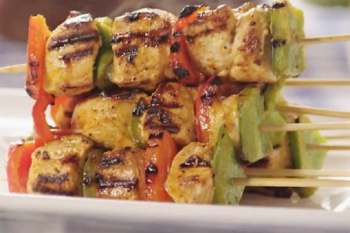 Chili Lime Chicken Kabobs