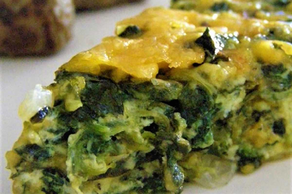 Crustless Spinach Quiche