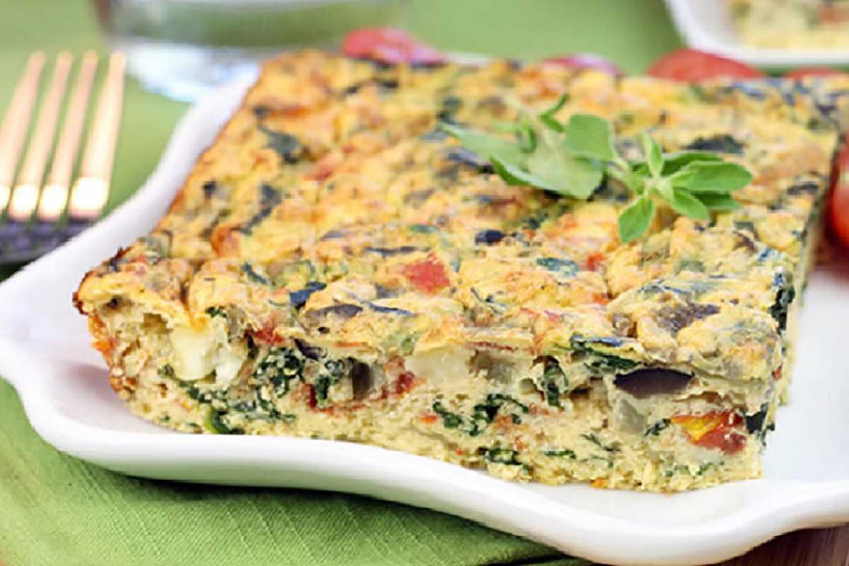 Greek Style Egg Frittata