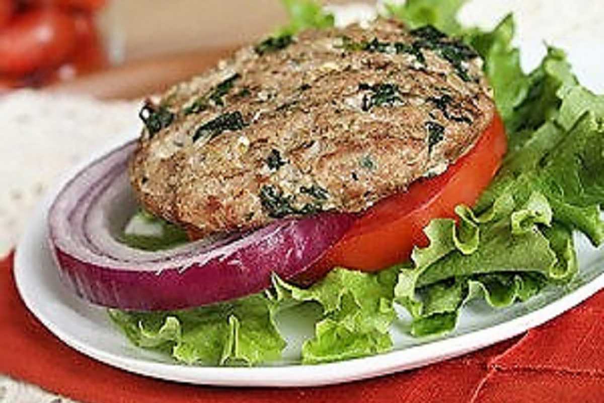 Greek Style Turkey Burger