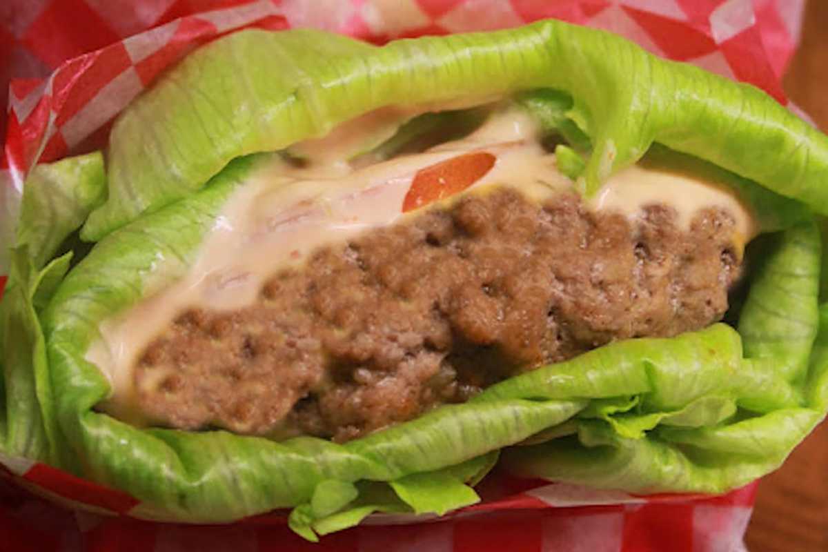 Lettuce Wrapped Turkey Burger