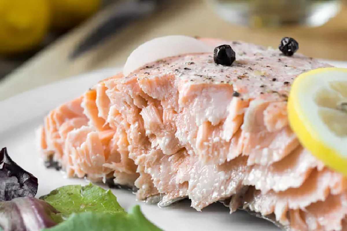 Slow Cooker Salmon with Lemon and Fresh Herbs