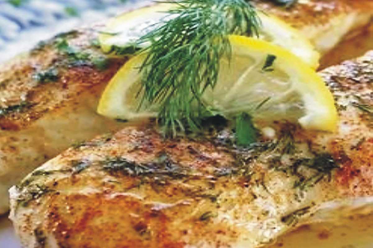 Steamed Lemony Halibut