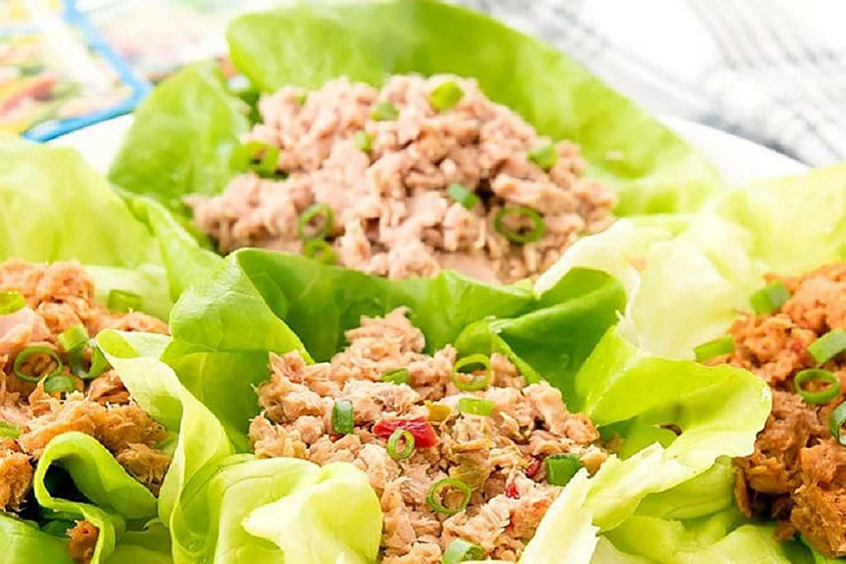 Tomato and Dill Tuna Lettuce Wrap