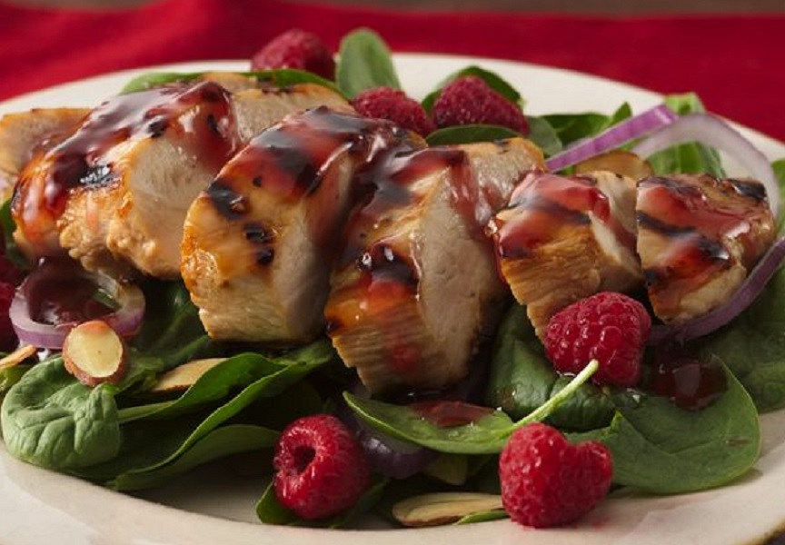 Turkey Breast with Raspberry Salsa