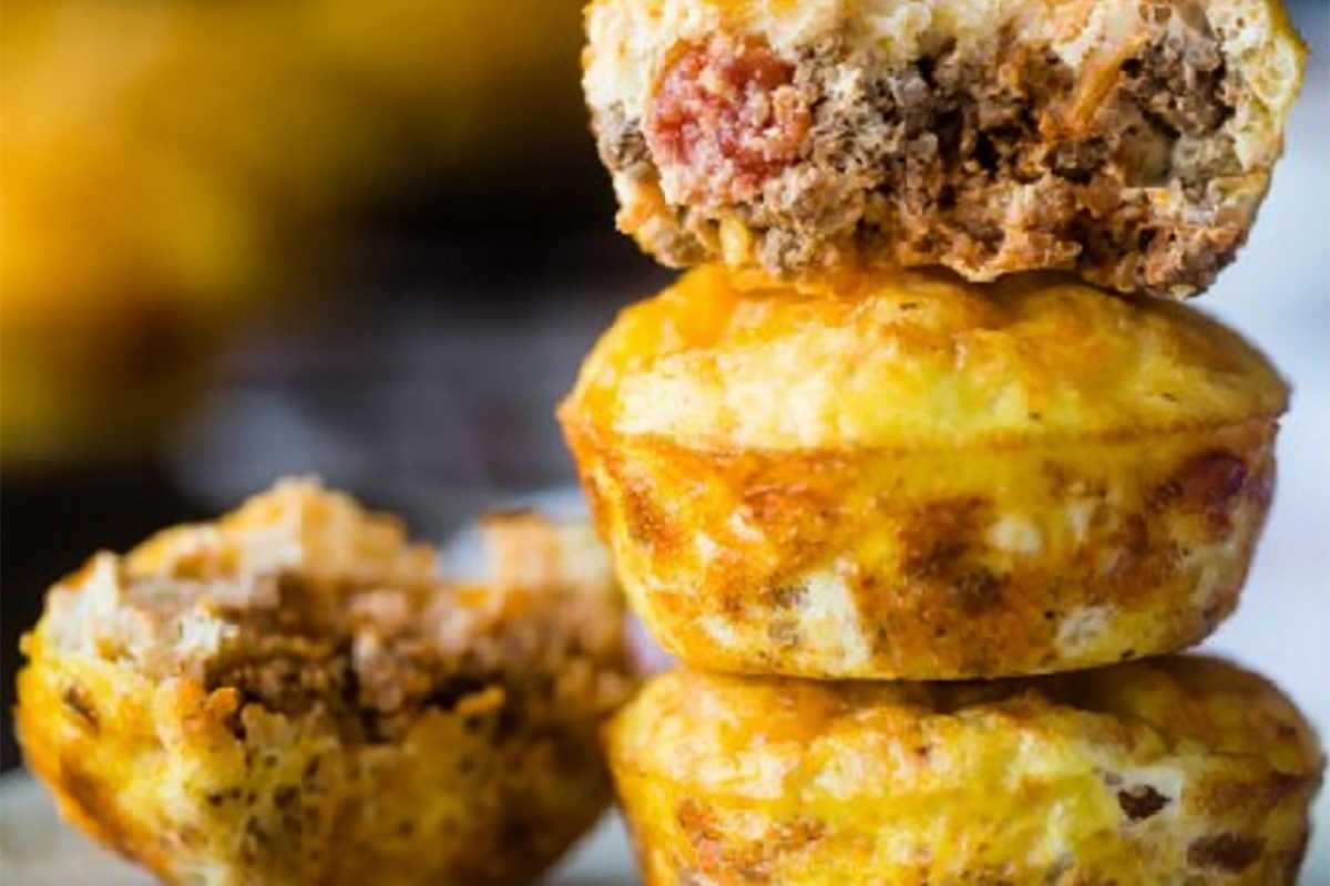 Turkey Taco Breakfast Egg Muffins